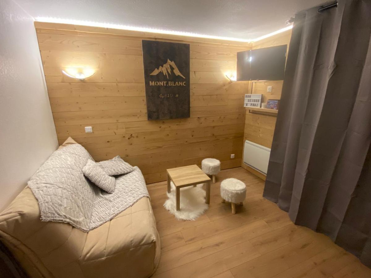 Chaleureux Appartement Renove Ambiance Chalet Praz-sur-Arly Eksteriør billede