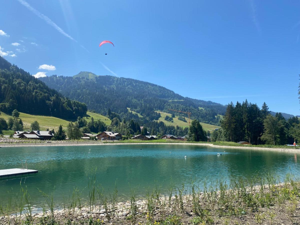 Chaleureux Appartement Renove Ambiance Chalet Praz-sur-Arly Eksteriør billede